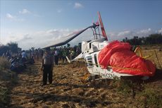 Helikopter Jatuh di Lombok Tengah, Pilot dan Penumpang Selamat