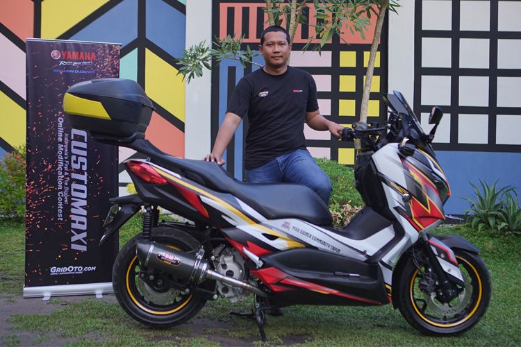 XMAX Eldo Harpena, pemenang CustoMAXI Banjarmasin