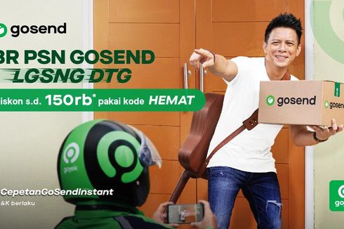 Cara Menggunakan Voucher Promo Diskon GoSend Hingga Rp 150.000