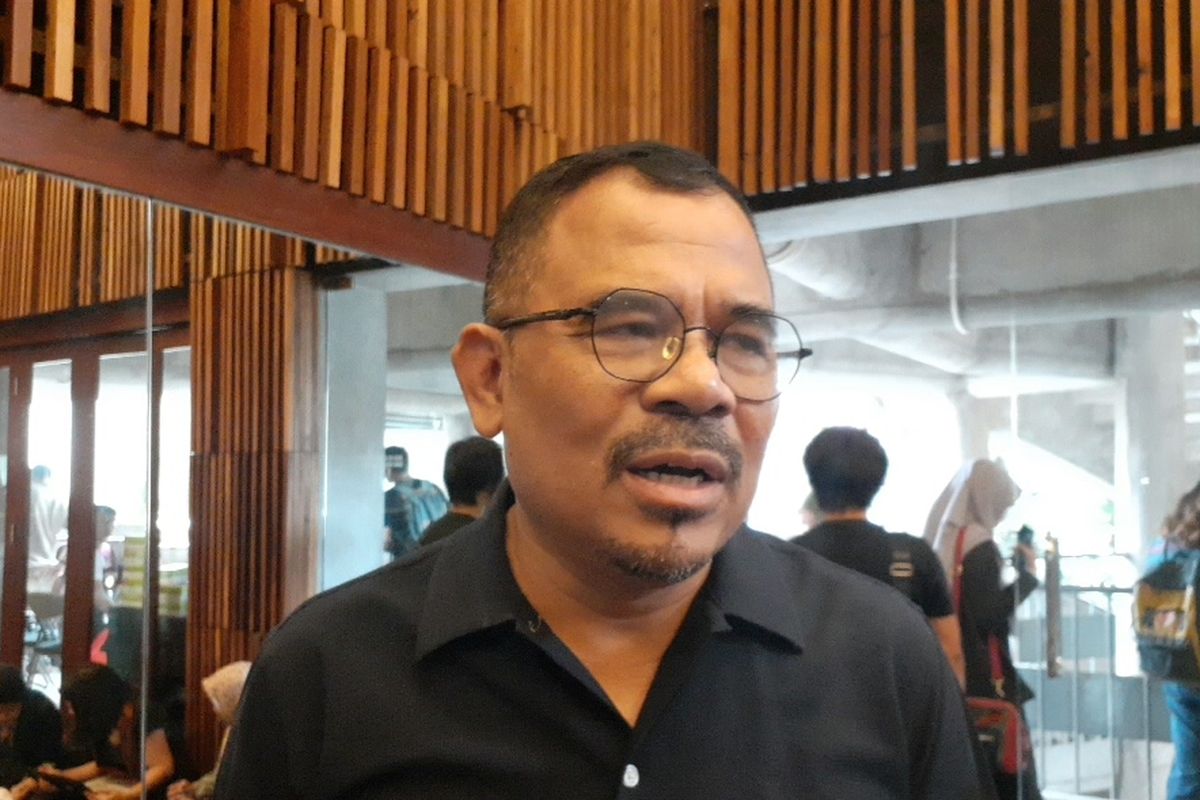 Garin Nugroho saat ditemui di Gedung Teater Salihara, Pasar Minggu, Jakarta Selatan, Senin (16/12/2019).