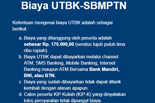 Simak, Jadwal dan Biaya Terbaru LTMPT Serta Ditiadakannya TKA