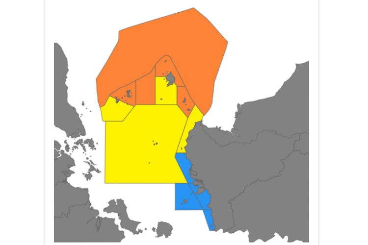 Prakirawan Stasiun Meteorologi Maritim Pontianak Hernu Cahya Prawira yang diterima Stasiun Hang Nadim menyebutkan adanya potensi angin kencang dengan kecepatan angin mencapai lebih dari 25 knots di Laut Natuna Utara.