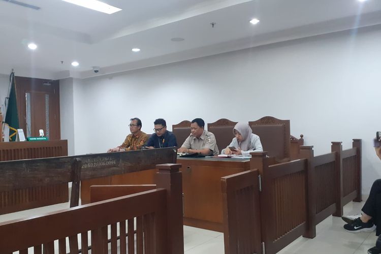 Sidang pertama gugatan PT Indobuildco kepada pemerintah pada Senin (23/10/2023) di Pengadilan Negeri Jakarta Pusat.