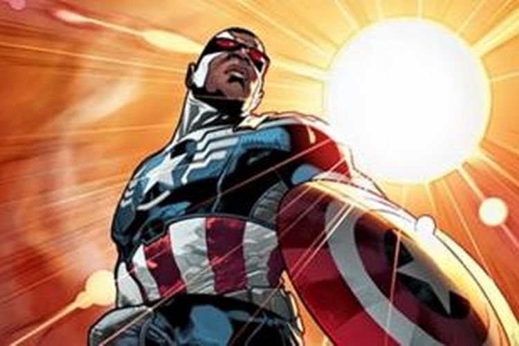 Dalam komik terbaru Marvel yang akan terbit pada musim gugur nanti, sosok Captain America akan diisi karakter berkulit hitam.