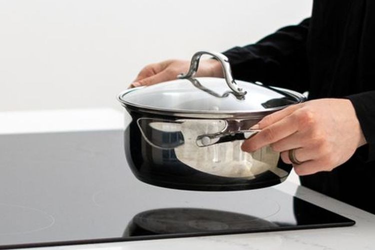 Ilustrasi kompor induksi.