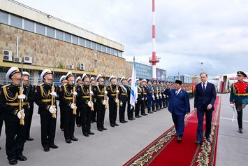 Momen Lawatan Presiden Prabowo Subianto ke Rusia