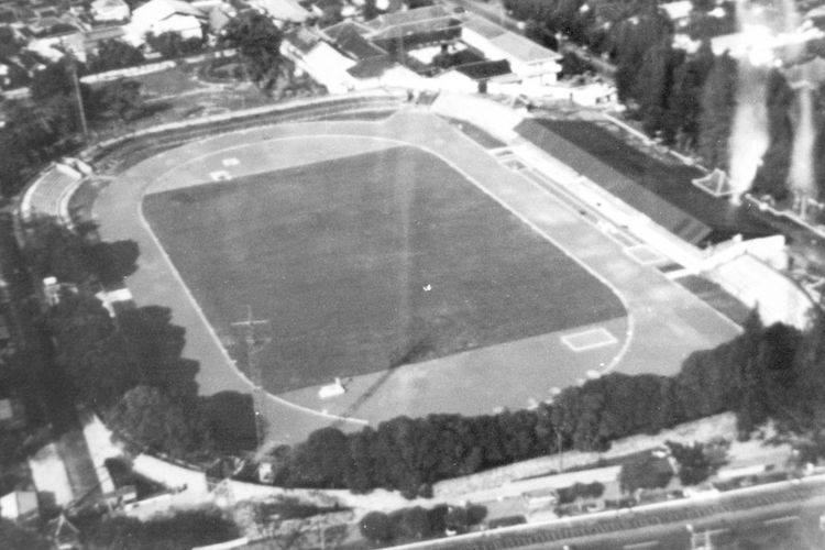 Stadion Sriwedari dari udara