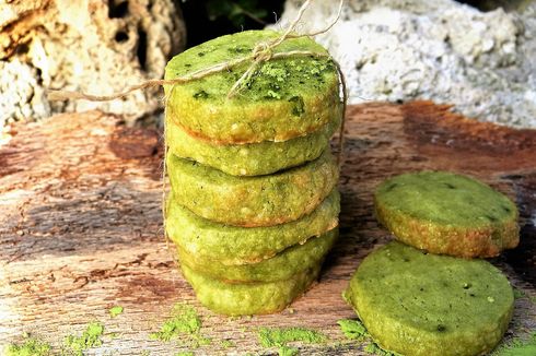 Resep Kue Kering Greentea Almond Cookies, Cuma Butuh 5 Langkah