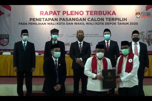 Wali Kota dan Wakil Wali Kota Depok Dilantik Terpisah, Idris di Bandung dan Imam di RS karena Positif Covid-19