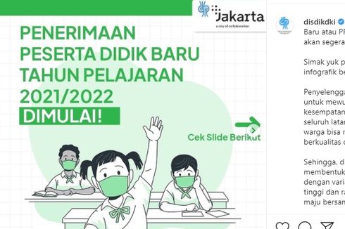Jadwal PPDB Jakarta 2021 Jalur Afirmasi Tingkat SD, SMP, dan SMA