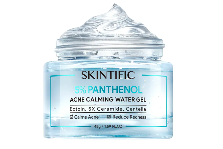 5% Panthenol Acne Calming Water Gel, rekomendasi moisturizer untuk kulit berminyak
