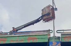 2 Pekerja Jatuh Saat Ganti Lampu "Flyover", Dinas PU Sebut Boks "Crane" Patah