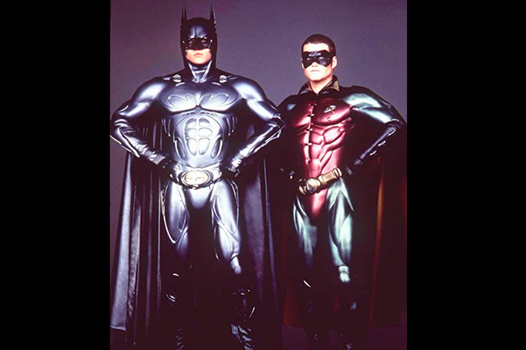 Val Kilmer dan Chris O'Donnell di film Batman Forever (1995)