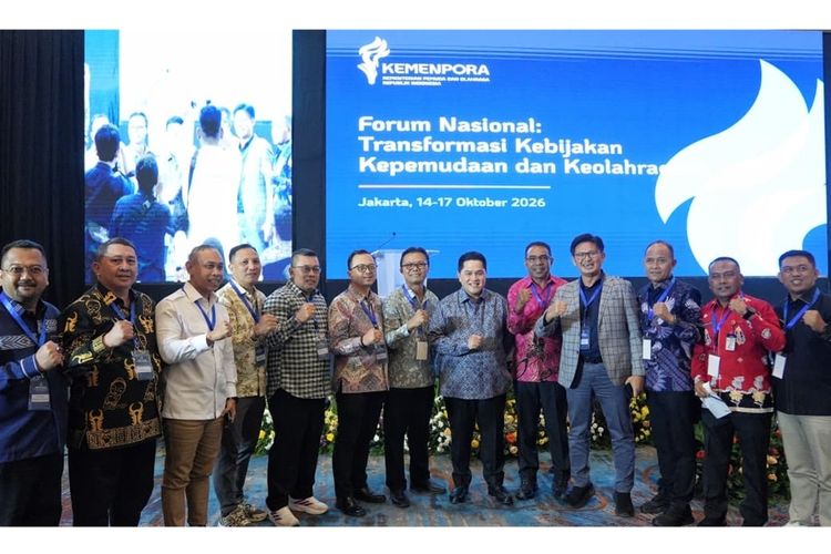 Kumpulkan Kadispora Se-Indonesia, Erick Thohir Dorong Transformasi Pemuda dan Olahraga