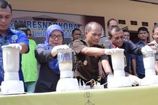Sabu 2,4 Kilogram Asal Malaysia Dimusnahkan