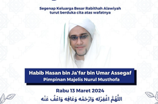 Profil Habib Hasan bin Ja'far bin Umar Assegaf, Pimpinan Majelis Nurul Musthofa yang Meninggal Dunia