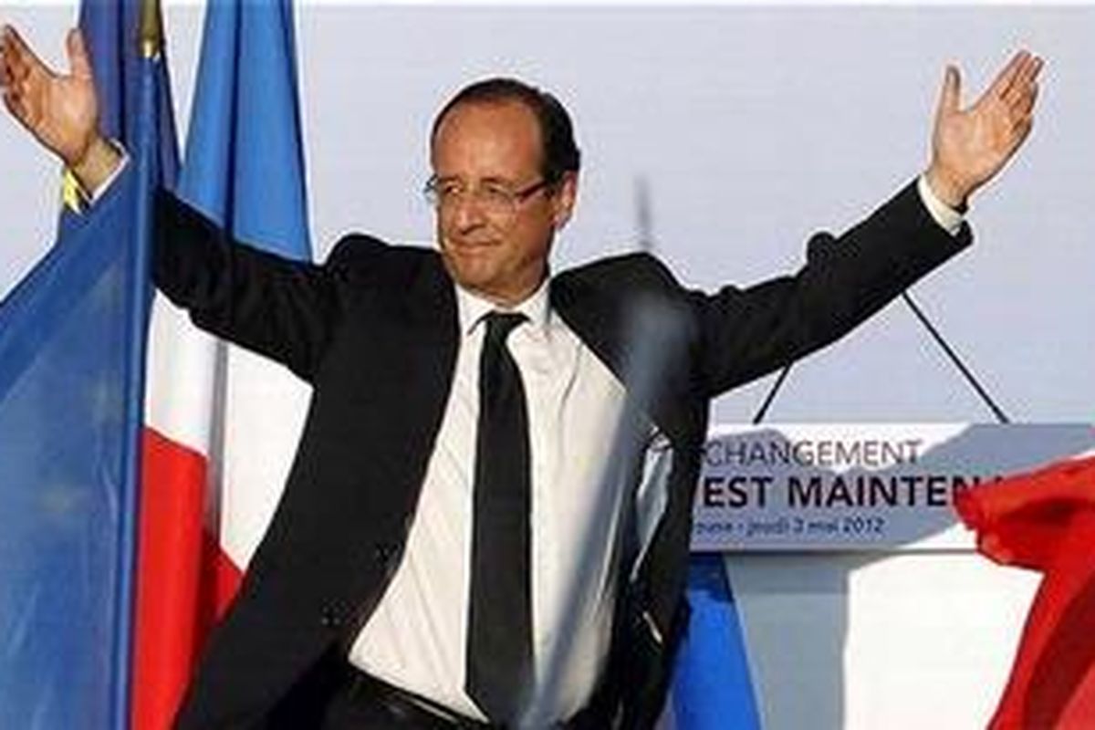 Francois Hollande, Presiden Prancis terpilih