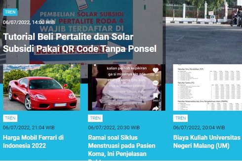 [POPULER TREN] Tutorial Beli Pertalite dan Solar Subsidi Pakai QR Code Tanpa Ponsel 