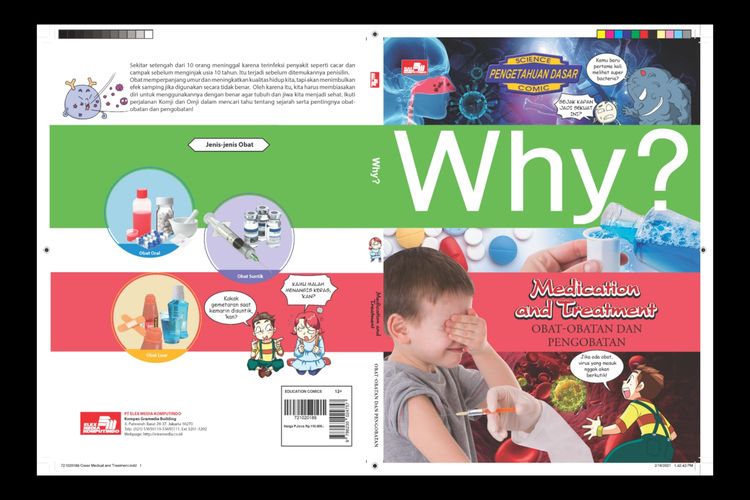 Buku Why? Medication and Treatment! mengajak anak-anak belajar apa itu obat dan pengobatan.