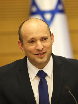 Perdana Menteri baru Israel Naftali Bennett mengadakan pertemuan kabinet pertama di Yerusalem pad Minggu (13/6/2021).