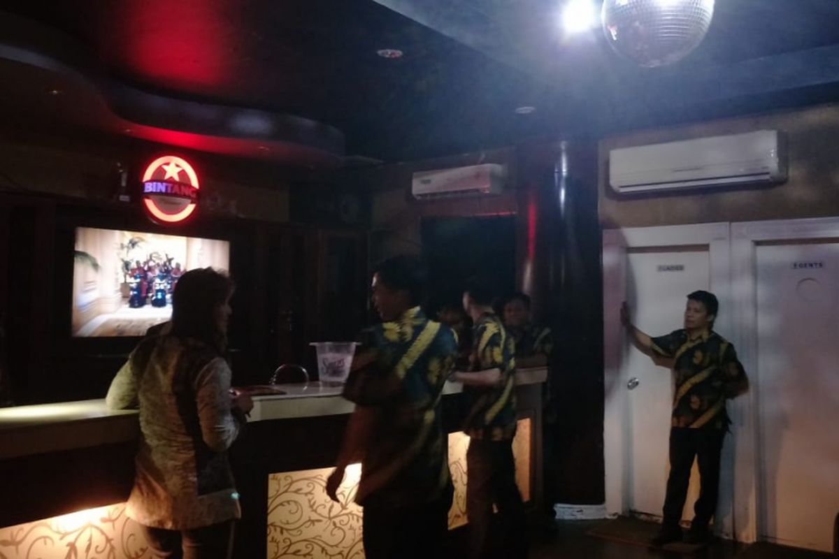 Chameleon Party Club di Jalan Melawai VIII, Blok M, Jakarta Selatan, yang diadukan menjadi tempat praktik prostitusi. Foto diambil Jumat (29/6/2018).