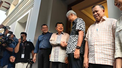 Temui JK, Ganjar Sebut Tak Ajak untuk Gabung di Tim Pemenangan Nasional