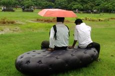 Bangku Taman, Solusi Cerdik Menampung Air Hujan