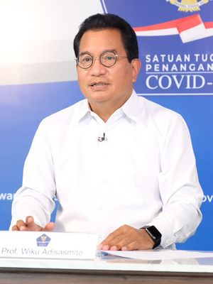 Juru Bicara (Jubir) Satuan Tugas (Satgas) Penanganan Covid-19 Wiku Adisasmito.
