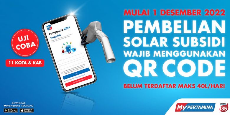 Wajib QR Code untuk membeli BBM Biosolar