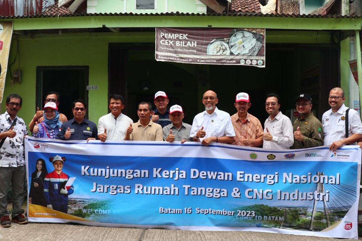 PT Perusahaan Gas Negara Tbk (PGN) selaku subholding gas Pertamina bersama anak usahanya PT Gagas Energi Indonesia (Gagas) menerima kunjungan kerja Dewan Energi Nasional (DEN) ke Kota Batam.