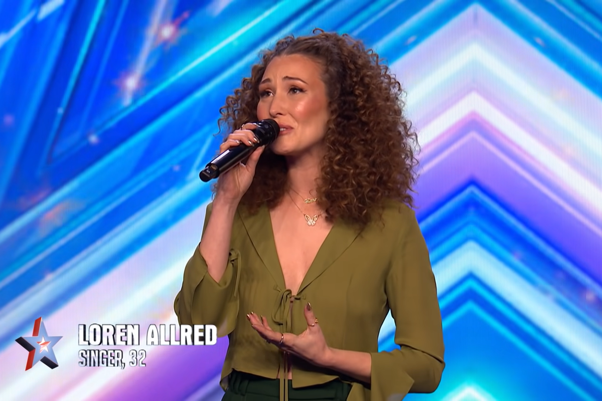 Loren Allred mengikuti ajang Britain's Got Talent.