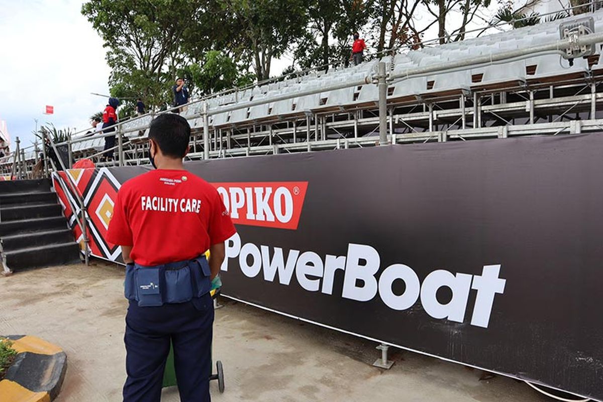 Penyelenggaraan Kopiko F1 Powerboat digelar sebagai less waste event. 