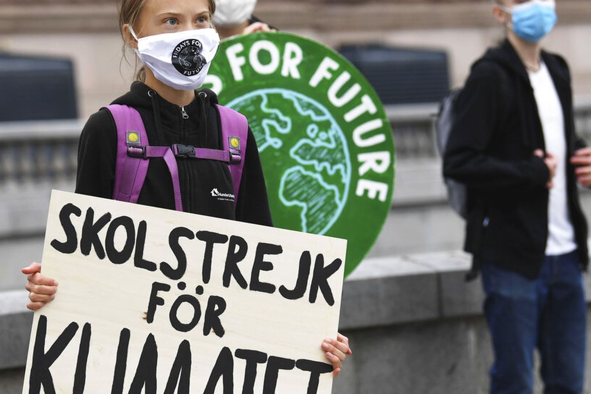 Greta Thunberg.