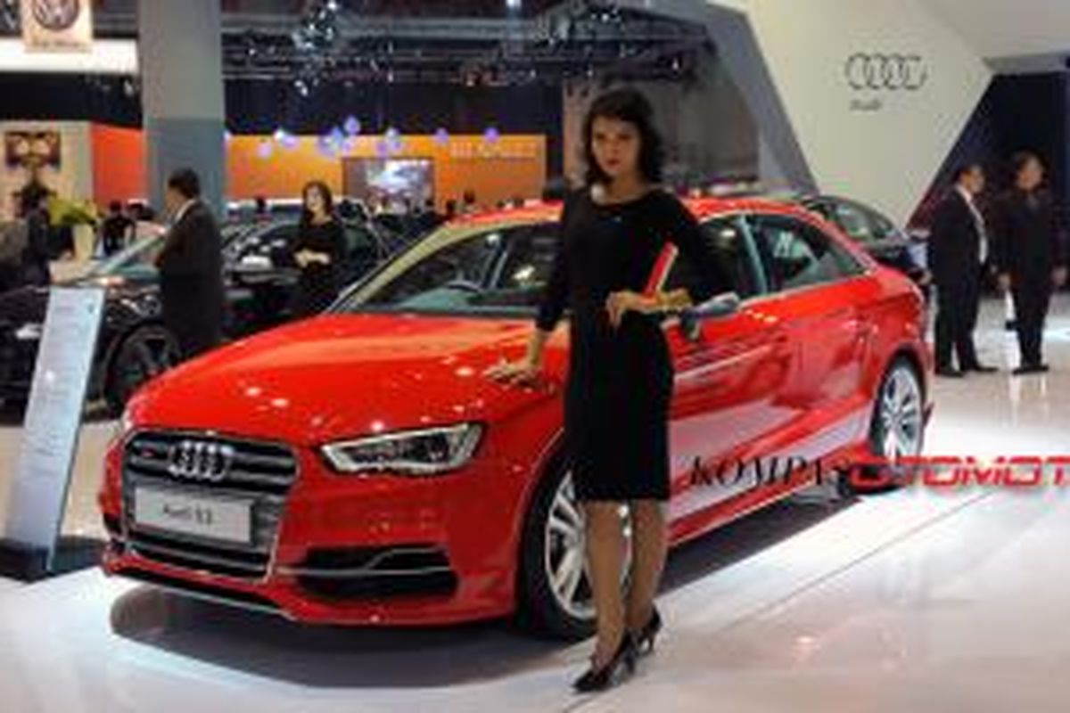 Audi S3 2.0 TFSI Quattro meluncur di IIMS 2014, Kamis (18/9/2014).