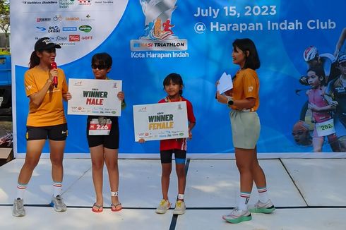 Bekasi Triathlon Selesai Digelar oleh Damai Putra Group dan Triathlon Buddies, Peserta Anak-anak Mendominasi
