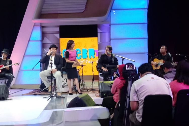PADI Reborn tampil dalam program musik Selebrasi yang disiarkan secara live streaming  dari Studio 1 Menara Kompas, Jakarta, Selasa (21/8/2018) sore. 