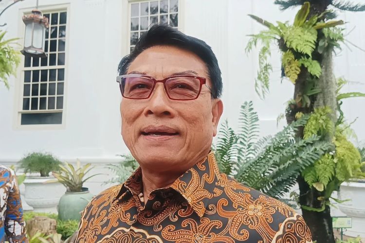 Kepala Kantor Staf Kepresidenan, Moeldoko di Istana Kepresidenan, Jakarta Senin (26/2/2024).