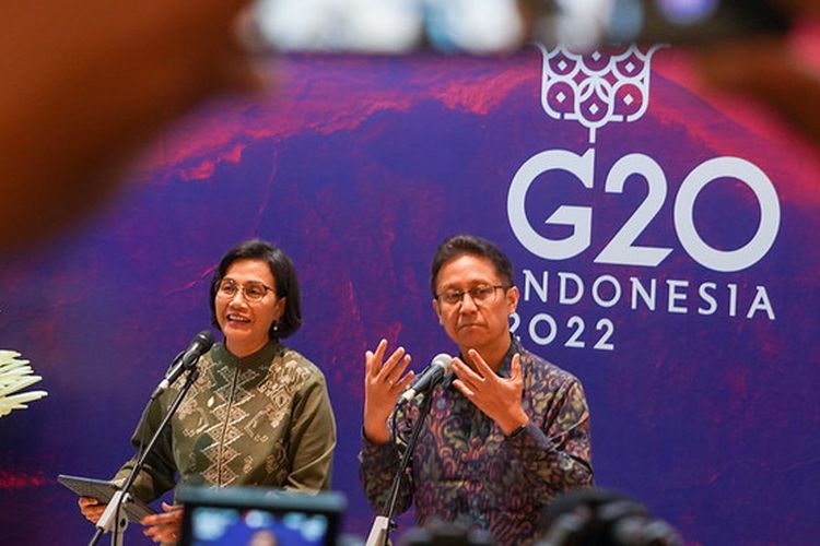Kementerian Keuangan dan Kementerian Kesehatan Republik Indonesia menyelenggarakan 2nd G20 Joint Finance and Health Ministers? Meeting (JFHMM) di bawah Presidensi G20 Indonesia, di Bali, Minggu (13/11/2022). 