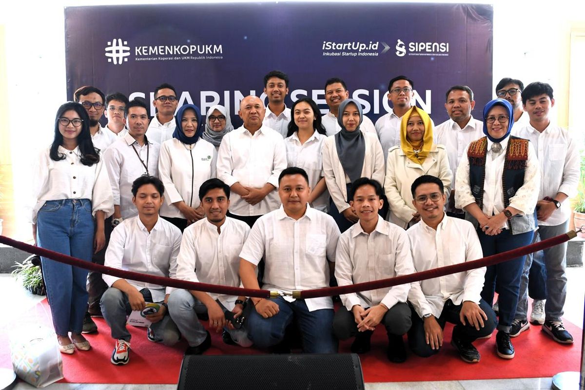 Kementerian Koperasi dan UKM (KemenKopUKM) gelar acara sharing session program Startup Go Global 2024 dengan tema Peningkatan Daya Saing Startup Indonesia from Local to Global di Jakarta, Selasa 17 September 2024.