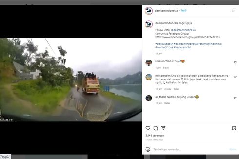 Motor Jangan Menyalip Sembarangan, Ingat Risiko Adu Banteng