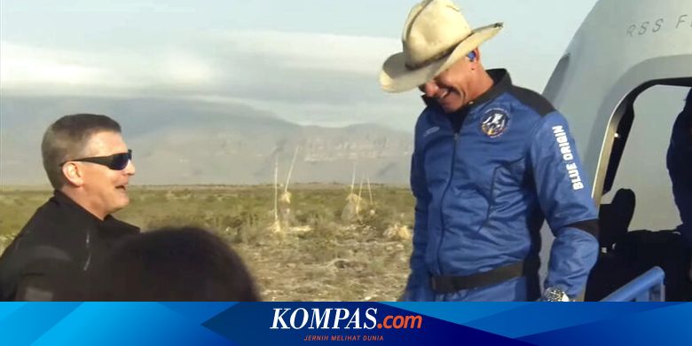 Jeff Bezos Sukses Terbang ke Luar Angkasa Selama 11 Menit - Vimarsana News