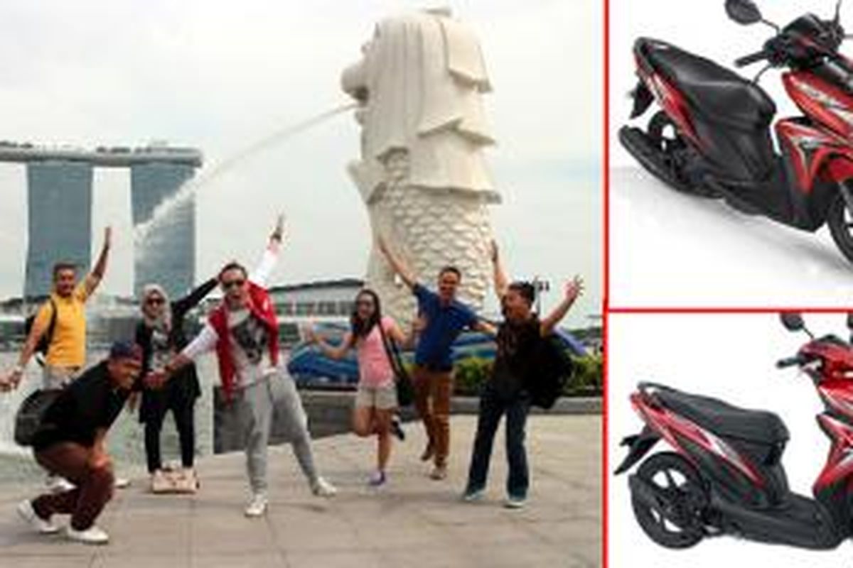 AHM mengajak pecinta Honda Vario yang terpilih liburan ala selebriti ke Singapura.