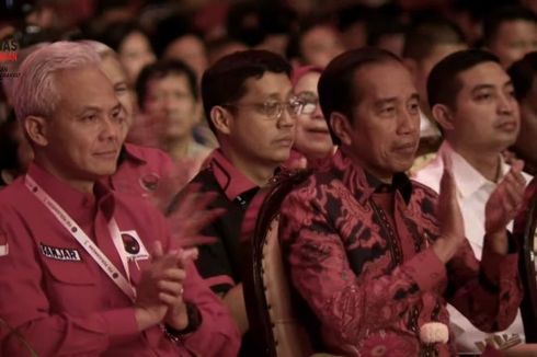 Cerita Ganjar Dibisiki Jokowi Saat Serius Simak Pidato Megawati