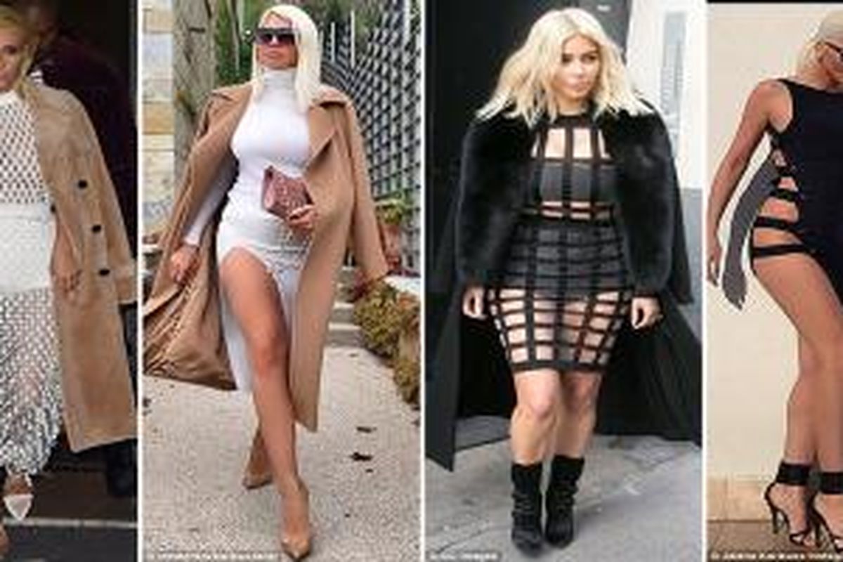 Gaya busana Kim Kardashian diklaim meniru gaya seorang sosialitas bernama Jelena Karleusa  asal Serbia. 