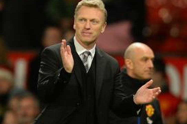 Pelatih Manchester United, David Moyes. 