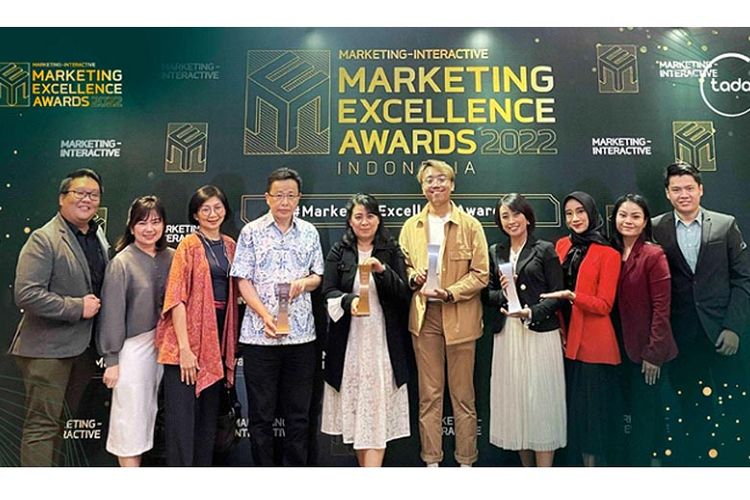 Tada berhasilkan memenangkan lima penghargaan dalam ajang Marketing Excellence Awards Indonesia 2022. 

