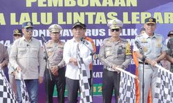 Bersama Menko PMK dan Menhub, Dirut Jasa Raharja Lepas Arus Balik “One Way” Tol Kalikangkung