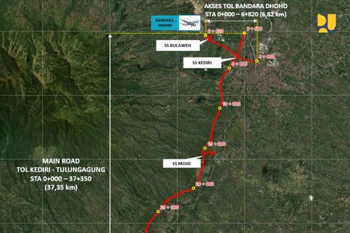 Ini Trase Tol Kediri-Tulungagung yang Dibangun Gudang Garam Rp 9,92 Triliun