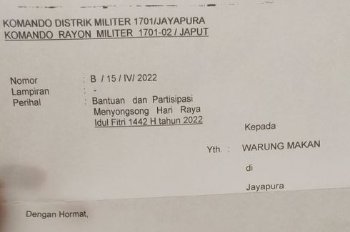 Danramil Jayapura Utara Minta Minuman Kaleng ke Pemilik Usaha, Kapendam: Diperintahkan Semua Bantuan Dikembalikan