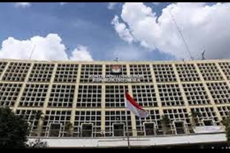 Gedung Komisi Pemilihan Umum (KPU) di Jalan Imam Bonjol, Jakarta Pusat.
